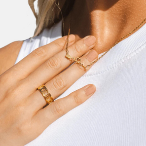 Cupid Pendant Necklace - Gold Plated