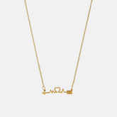 Cupid Pendant Necklace - Gold Plated