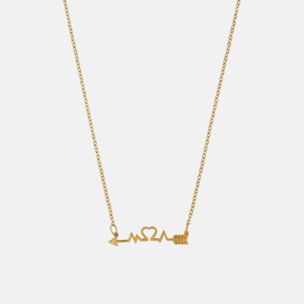 Cupid Pendant Necklace - Gold Plated