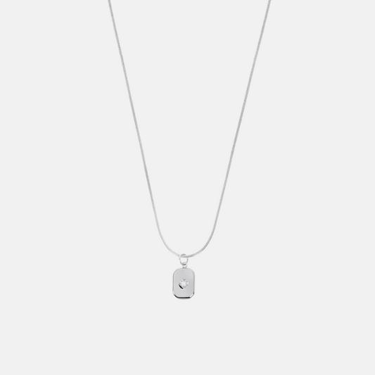 North Pendant Necklace - Silver