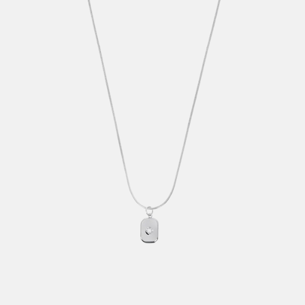 North Pendant Necklace - Silver
