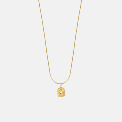 North Pendant Necklace - Gold Plated