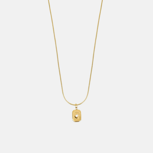 North Pendant Necklace - Gold Plated