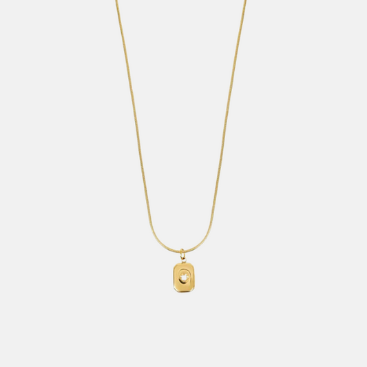 North Pendant Necklace - Gold Plated