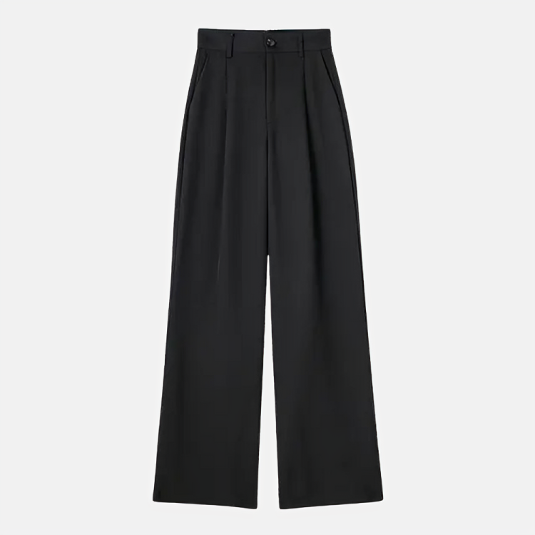 Tailored Carrot Trousers - Elegance