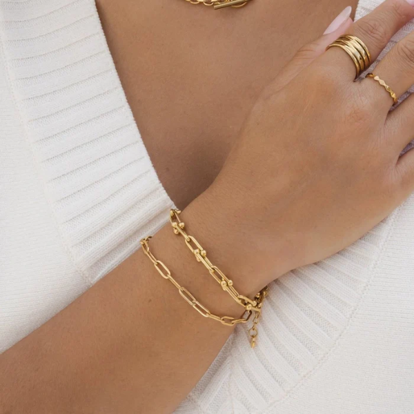 Boreal Intertwined Bracelet - Gold Plated