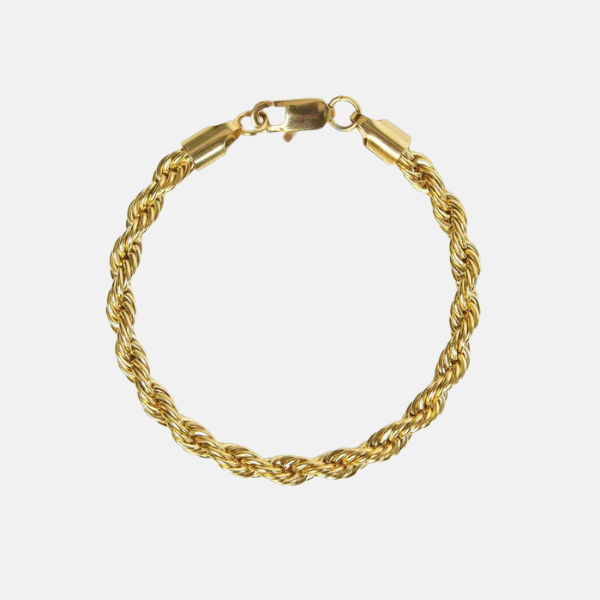 Lunar Cord Bracelet – Gold Plated