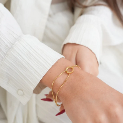 Ring Harmony Bracelet – Gold Plated