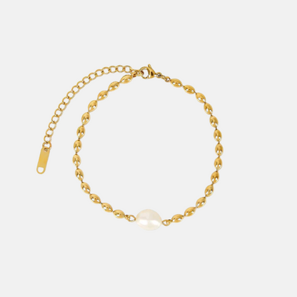 Stellar Pearl Bracelet – Gold Plated