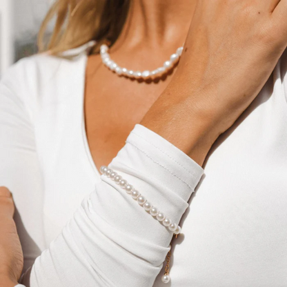 Aurora Pearl Bracelet – Gold Plated