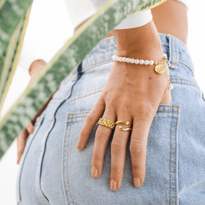 Aurora Pearl Bracelet – Gold Plated